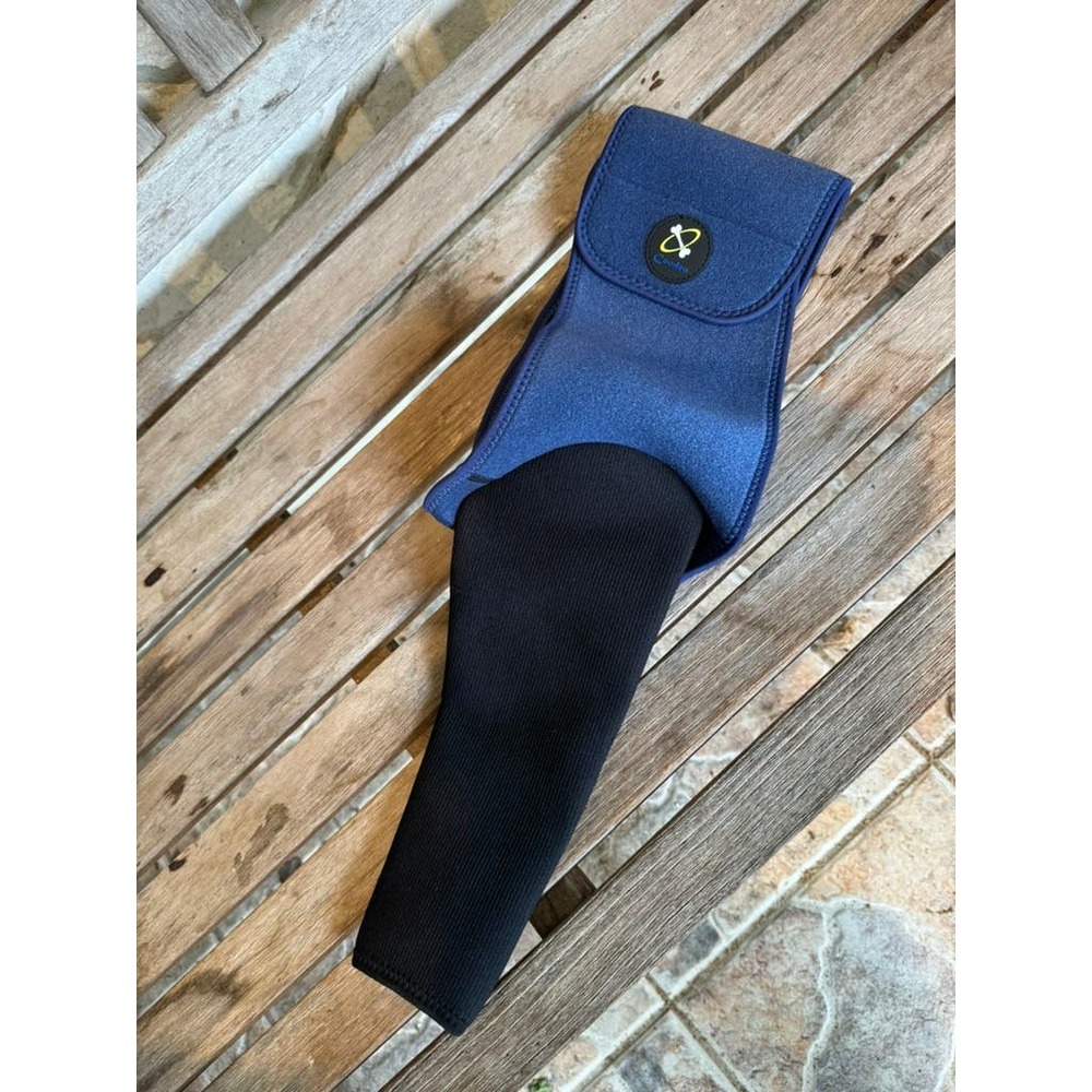 Coodeo Dog Recovery Sleeve Front Leg Large Blue